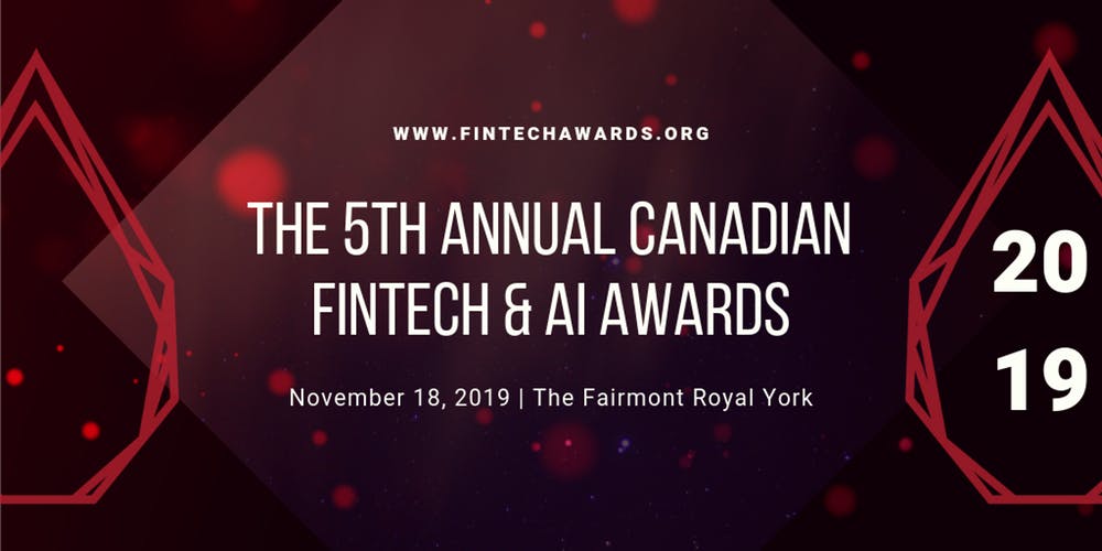 Canadian Fintech and AI Awards 2019