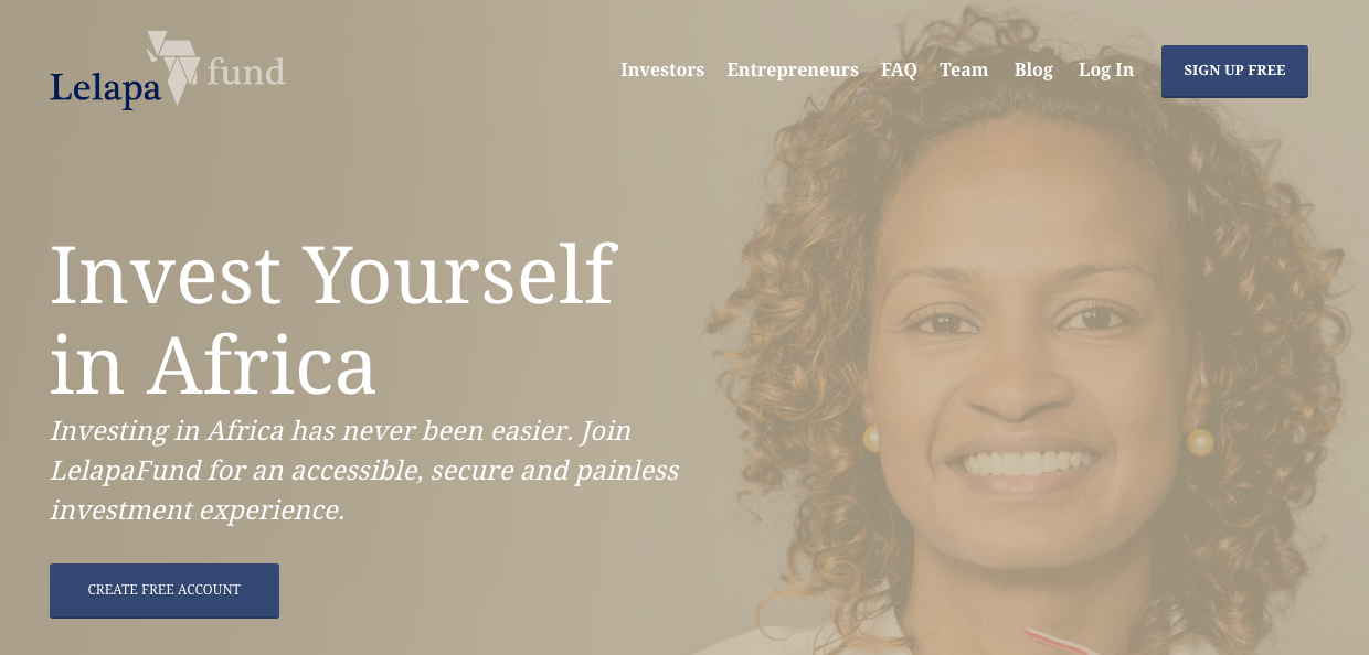 Welcome to LelapaFund, the investment platform connecting global investors with African growth ventures.