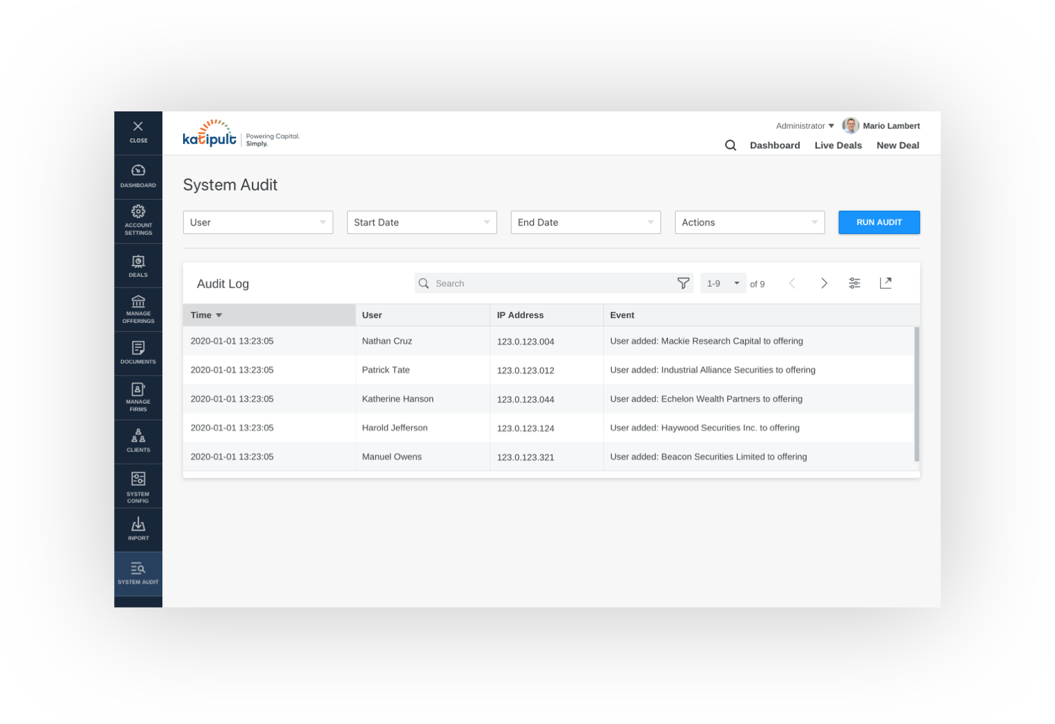 New Issue Securities - Streamlined Ticketing